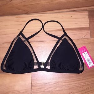 NWT black bathing suit top